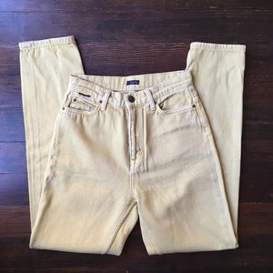BDG Yellow Mom Jeans